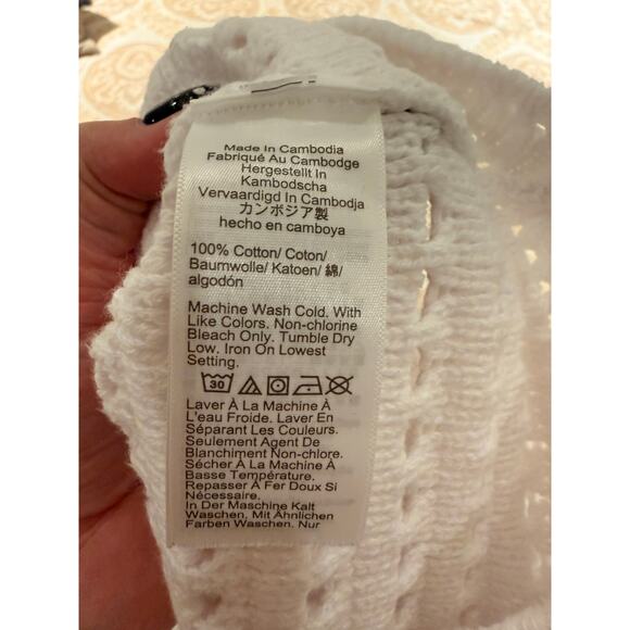 J.Crew Open-Stitch Short-Sleeve Cardigan | Size S - Picture 5 of 7